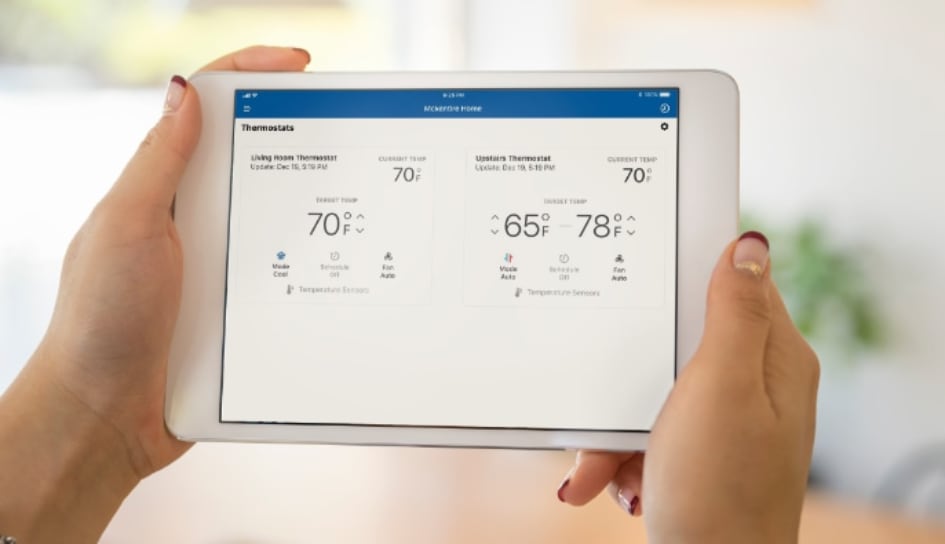 Thermostat control in Lima